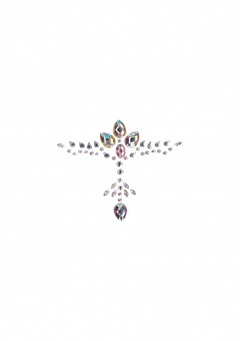 Dazzling Cleavage Bling Sticker