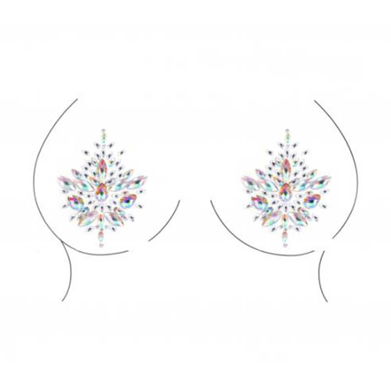 Dazzling Nipple Bling Sticker