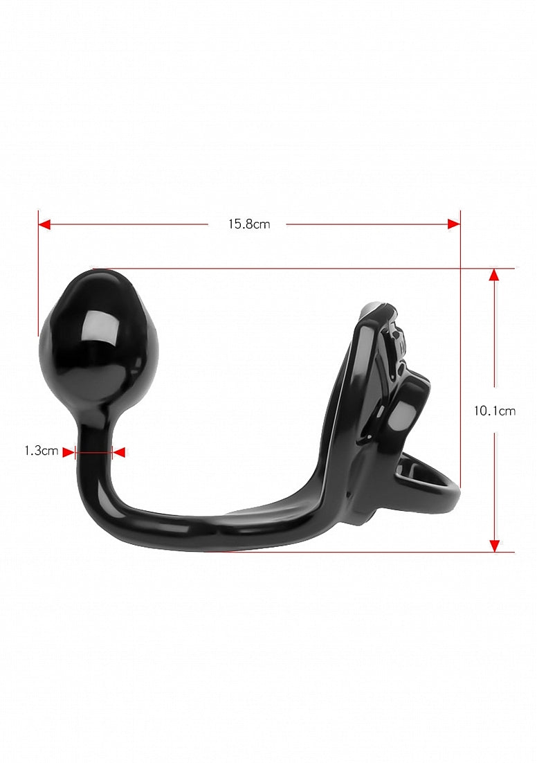 Anneau de prise moyen noir Armour Tug