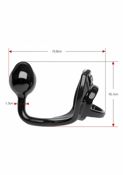 Anneau de prise moyen noir Armour Tug