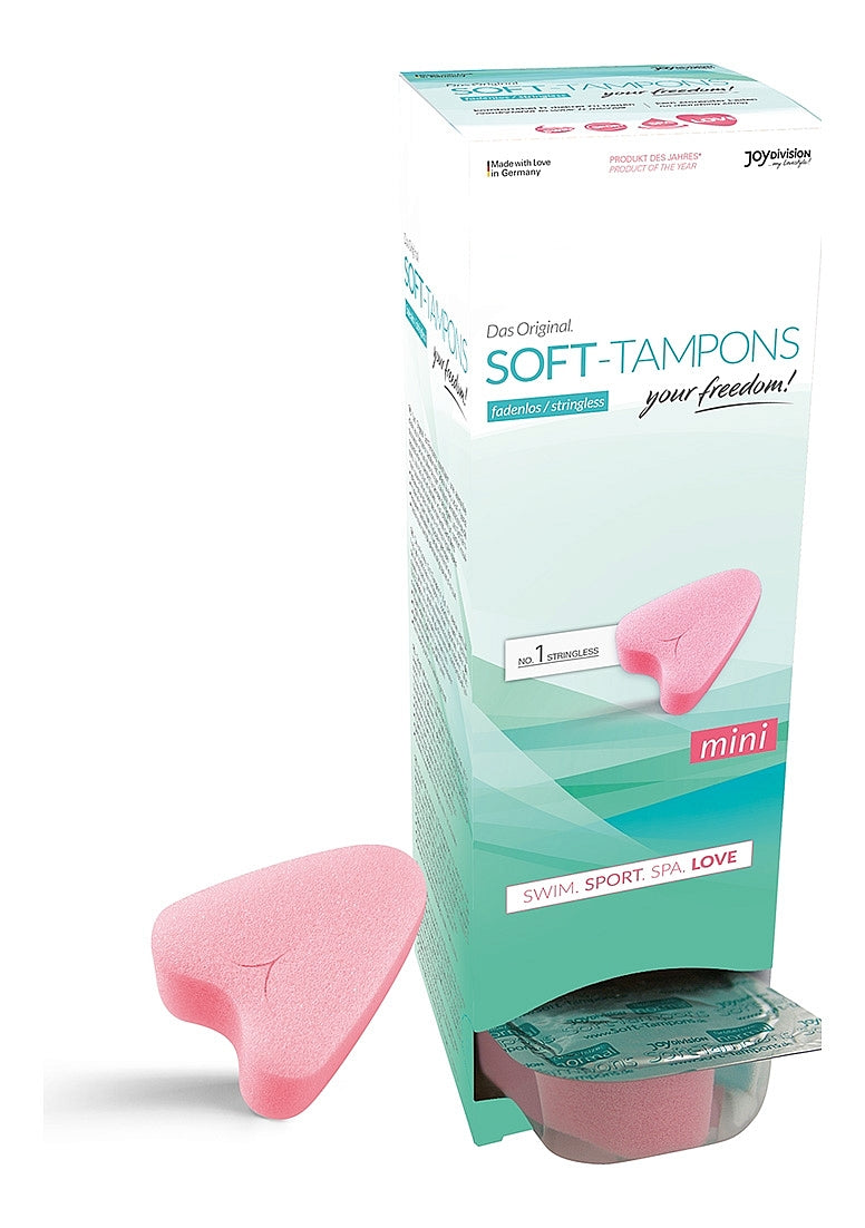Soft-Tampons Mini - Dispenser Box of 10