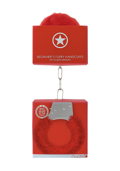 Esposas de peluche rojo para principiante