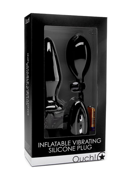 Inflatable Vibrating Silicone Plug - Ouch!