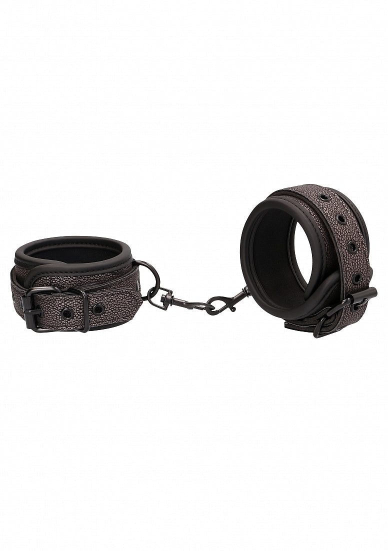Elegant Wrist Cuffs - Titanium Grey