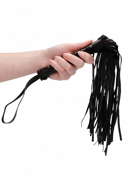 Diamond Pattern Luxury Whip - Black