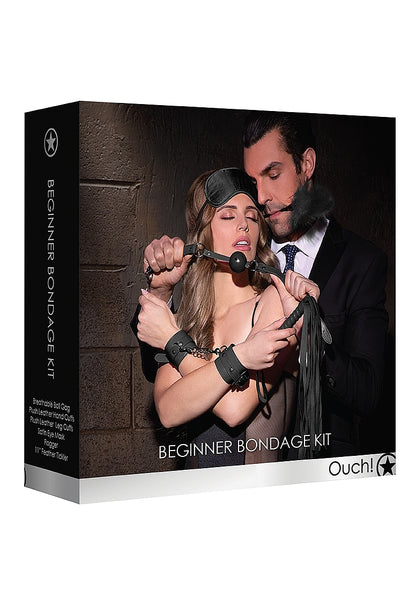 Kit de Bondage para Principiantes Negro - Ouch!