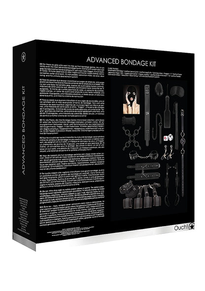 Kit de Bondage Acanzado Negro - Ouch!