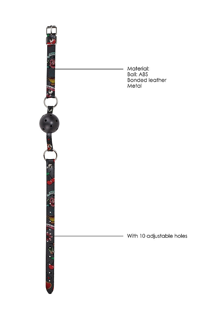 Mordaza con bola transpirable