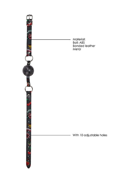 Mordaza con bola transpirable