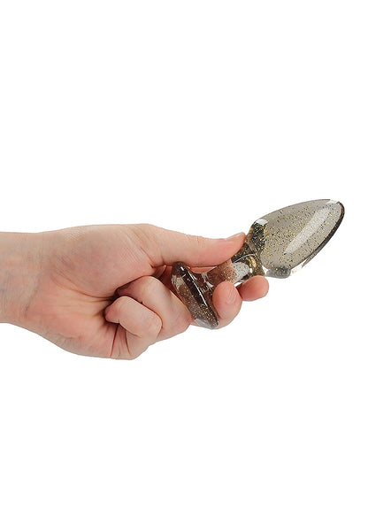 Juego de plugs anal en acrílico - Dorado