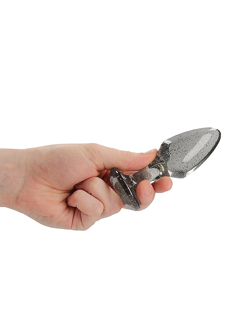 Juego de 3 plugs anal en acrílico - Plateado