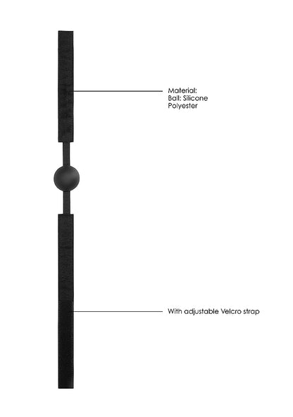 V&V Adjustable Silicone Ball Gag