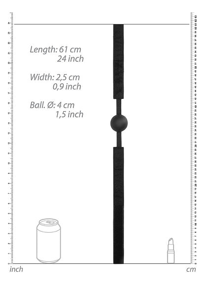 V&V Adjustable Silicone Ball Gag