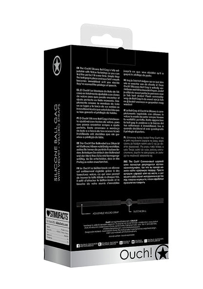 V&V Adjustable Silicone Ball Gag