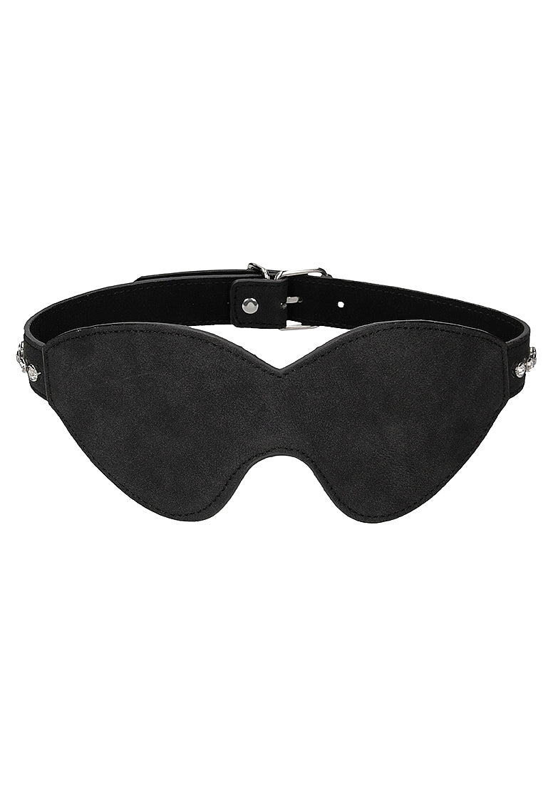 Diamond Studded Eye-Mask - Black