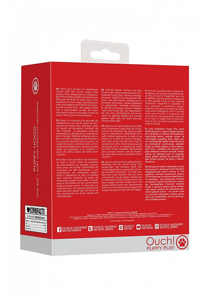 Ouch Puppy Play - Neoprene Puppy Hood