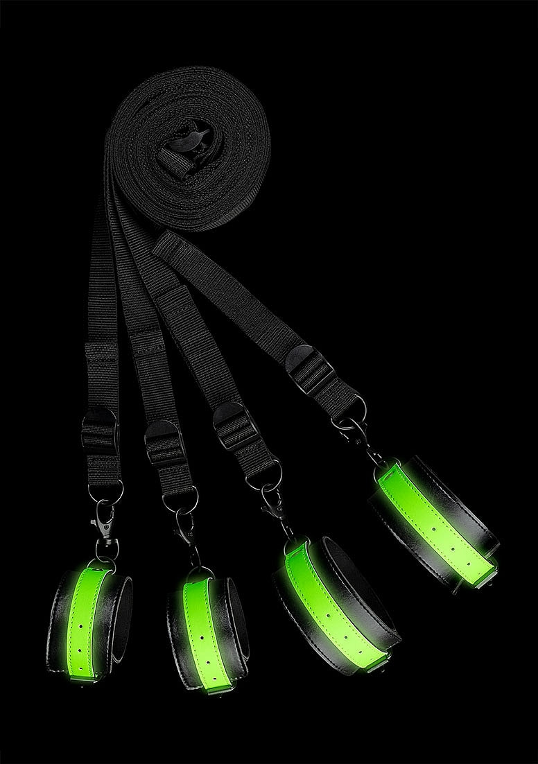 Bed Bindings Restraint Kit - GitD - Neon