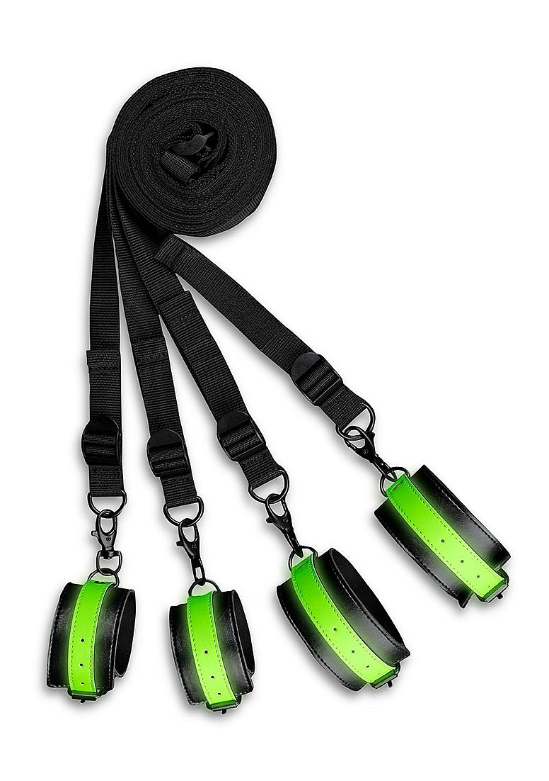 Bed Bindings Restraint Kit - GitD - Neon
