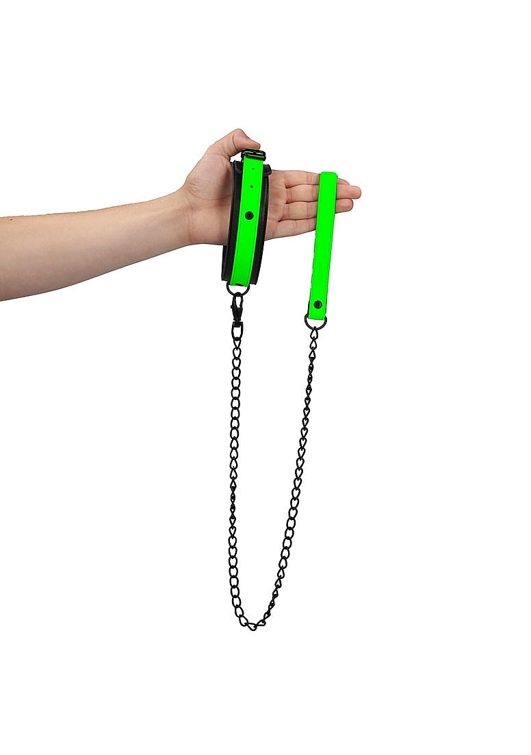Collar and Leash - Glow in the Dark - Neon