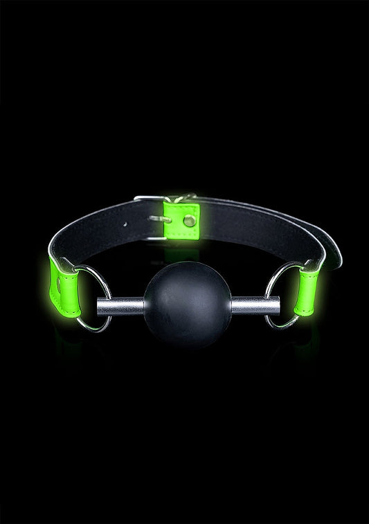 Solid Ball Gag - Glow in the Dark - Neon