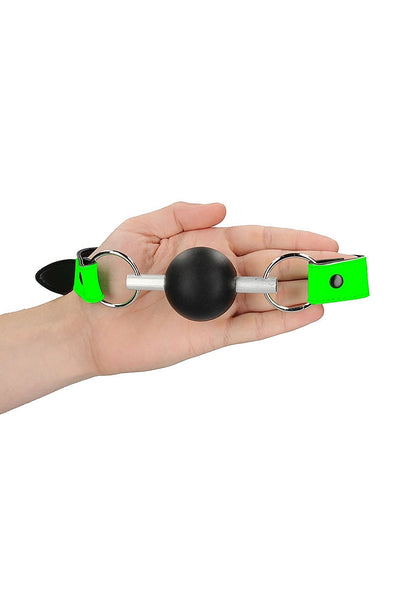 Solid Ball Gag - Glow in the Dark - Neon