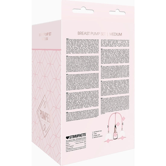 Pumped - Breast Pump Set Medium - Rose