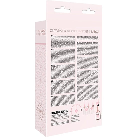 Pumped - Clitoral & Nipple Pump Set Large