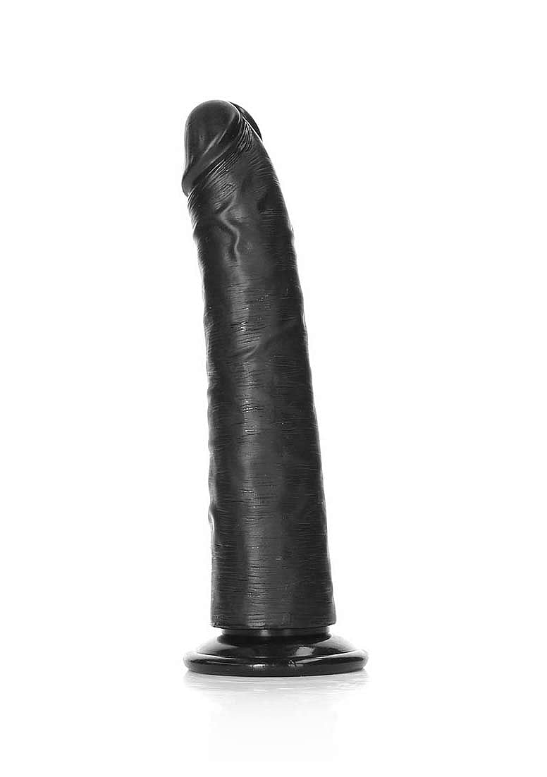Slim Realistic Dildo with Suction Cup - 7"/18