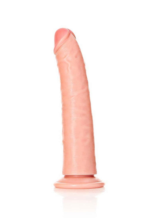 Slim Realistic Dildo with Suction Cup - 7"/18