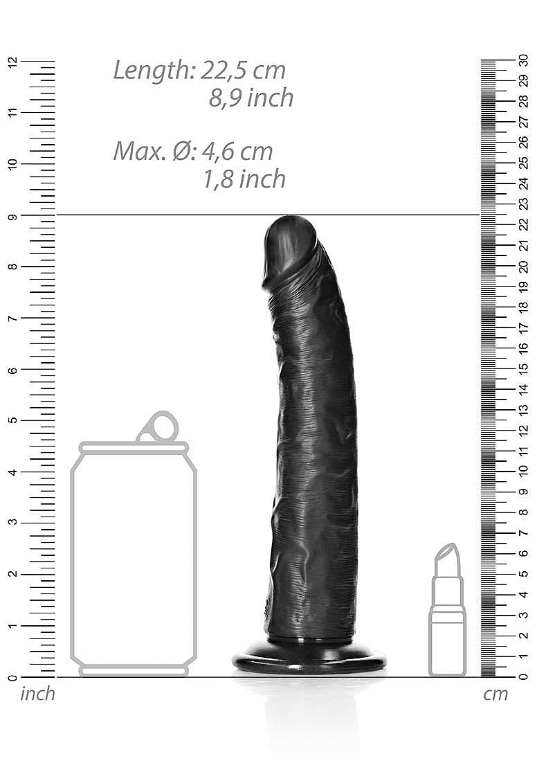 Slim Realistic Dildo with Suction Cup - 8"/20,5