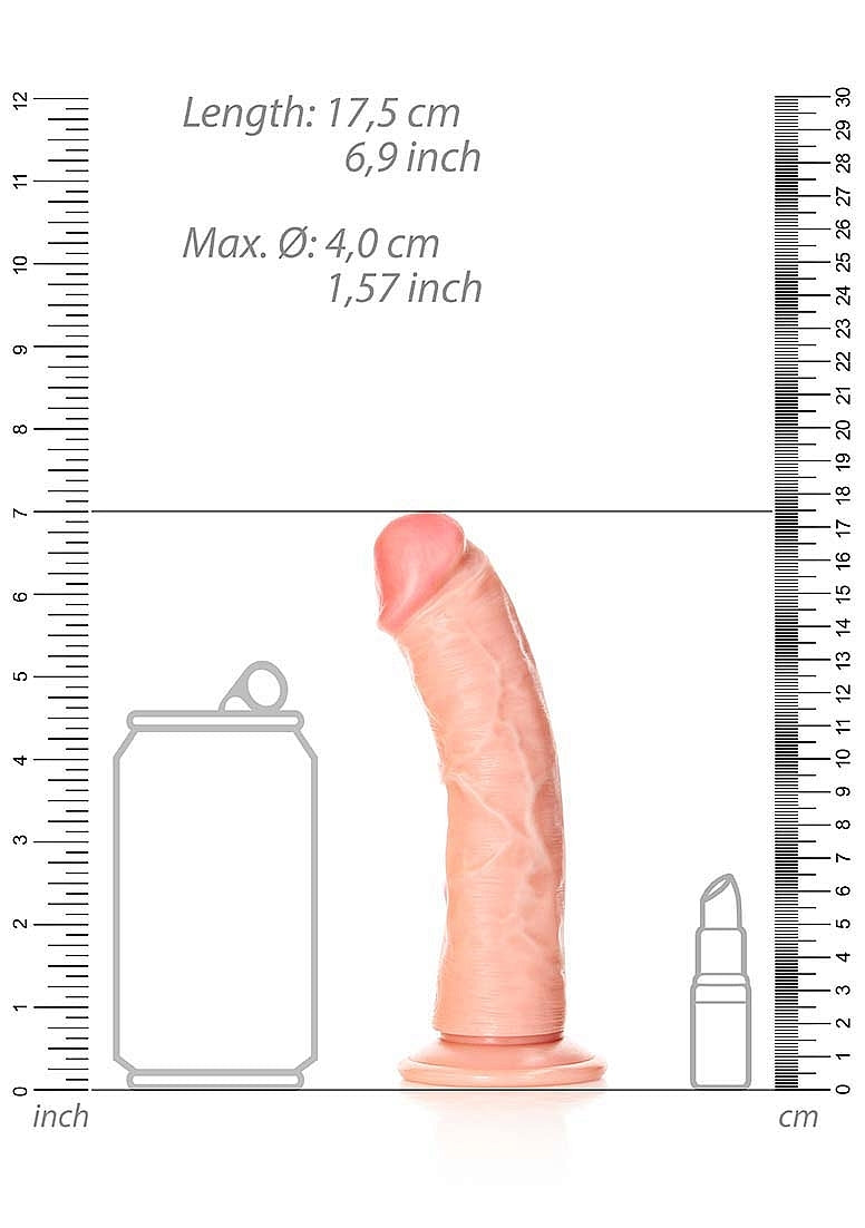Curved Realistic Dildo with Suction Cup 6"