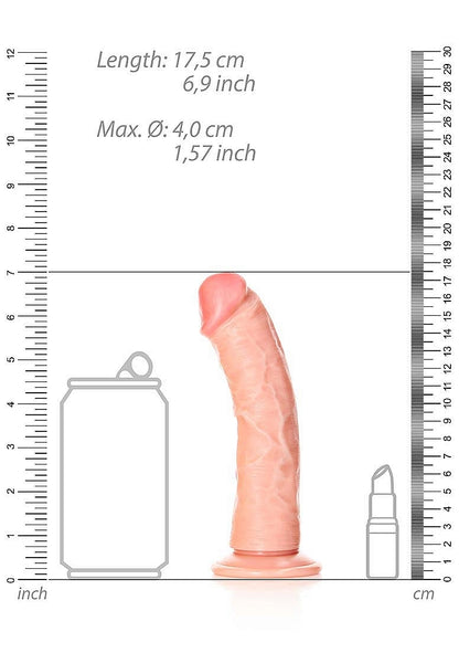 Curved Realistic Dildo with Suction Cup 6"