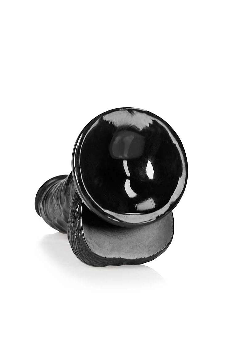 Curved Realistic Dildo Balls Suction Cup