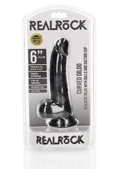 Curved Realistic Dildo Balls Suction Cup