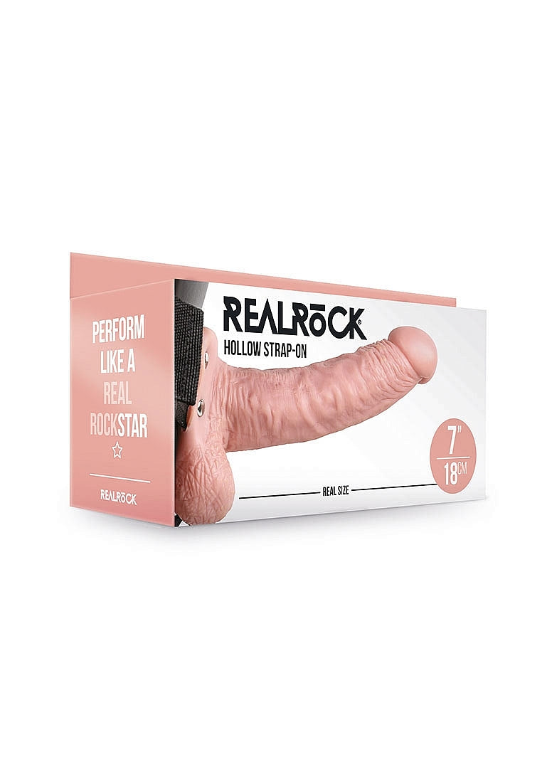 Hollow Strap-on with Balls 18 cm