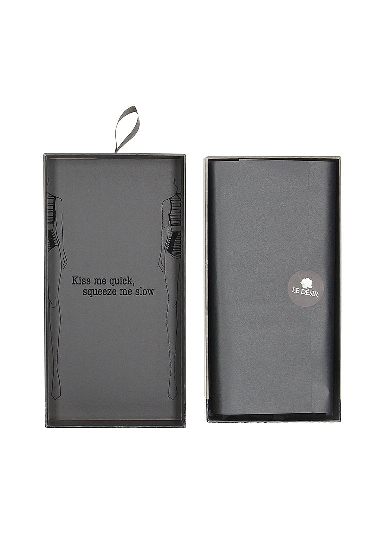 Helike XLV - Ensemble 2 pièces avec bonnets ouverts - Noir