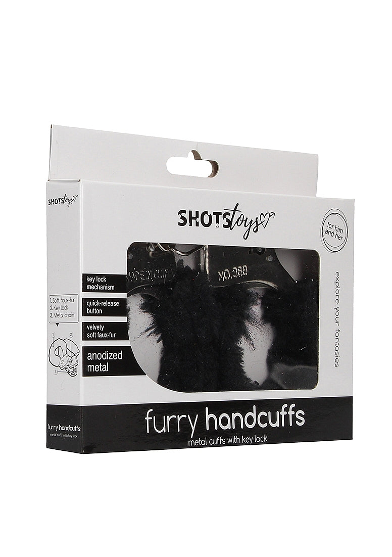 Furry Handcuffs - Black