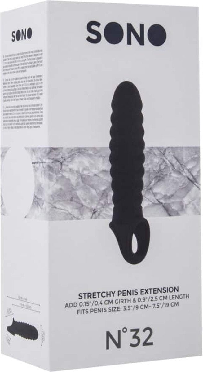 Sono - Stretchy Penis Extension - Black
