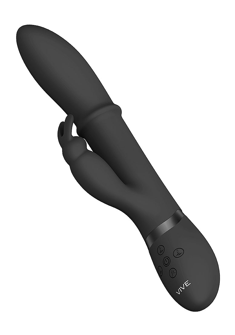 Halo - Stimulating Rings, Vibrating G-Spot Rabbit - Black