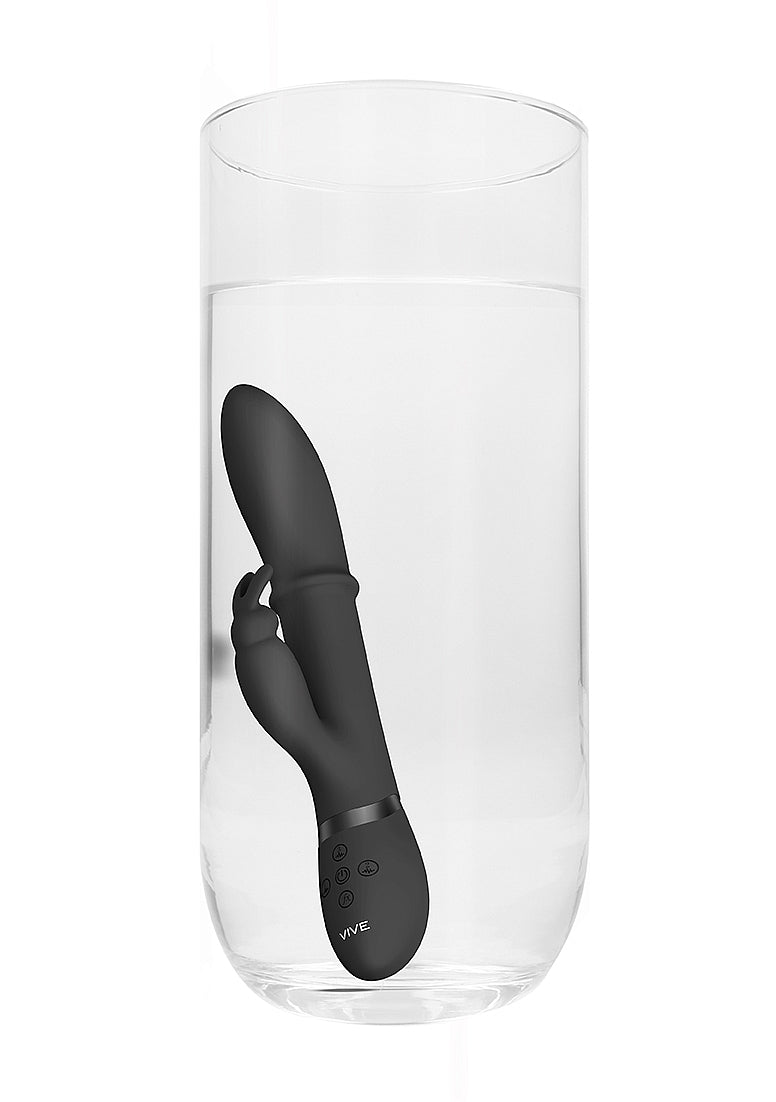 Halo - Stimulating Rings, Vibrating G-Spot Rabbit - Black