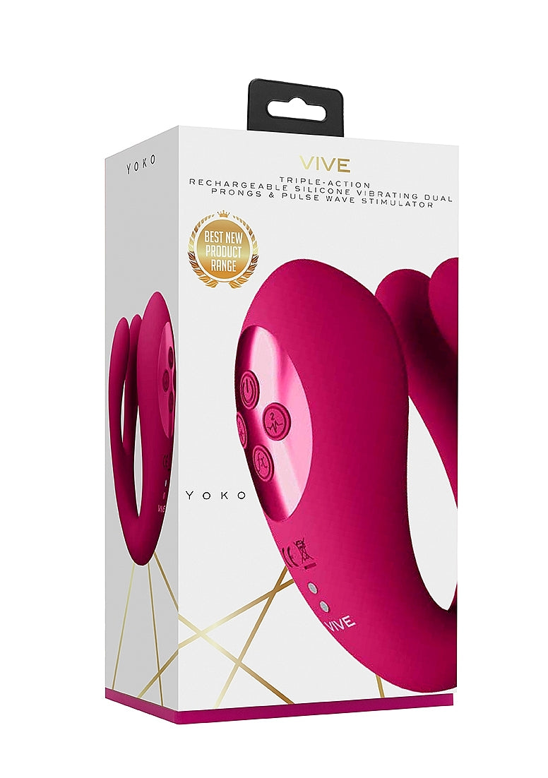 Yoko - Triple Action Vibator with Clitoral Pulse