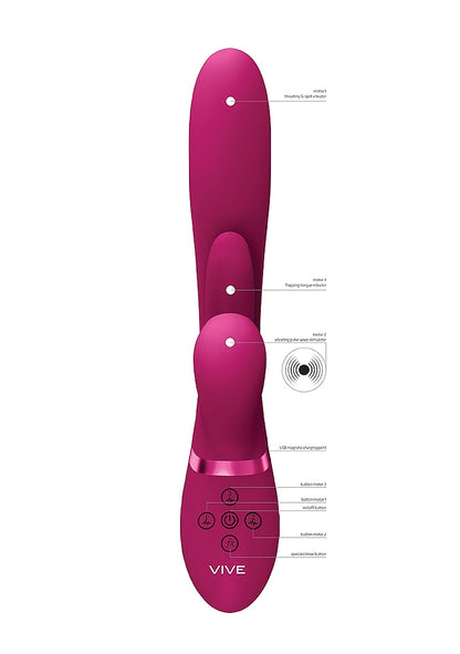 Kura - Thrusting GSpot, Flapper, PulseWave Clit