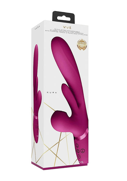 Kura - Thrusting GSpot, Flapper, PulseWave Clit