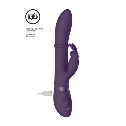 Halo - Stimulating Rings, Vibrating G-Spot Rabbit - Purple