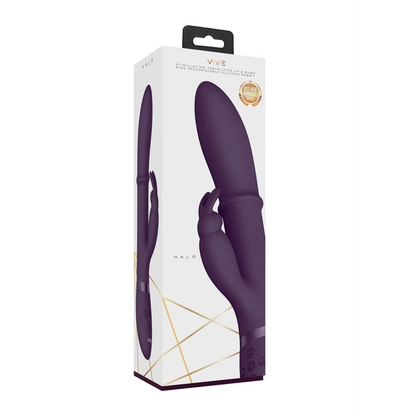 Halo - Stimulating Rings, Vibrating G-Spot Rabbit - Purple
