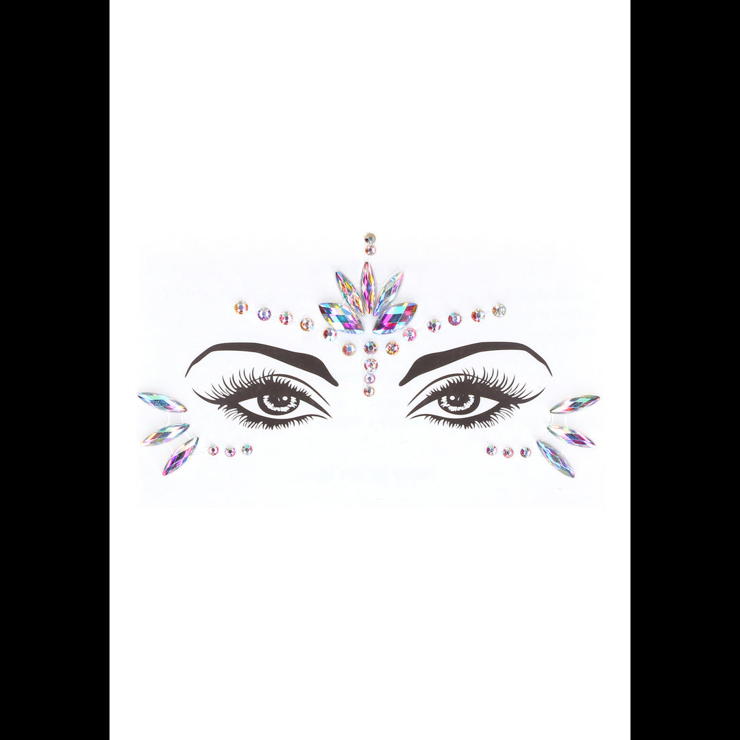 Juego de 2 piezas con sujetador, ligas y pegatina decorativa