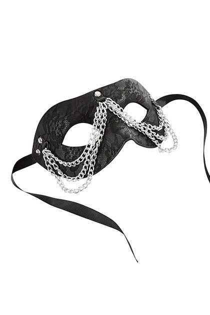 Chained lace mask