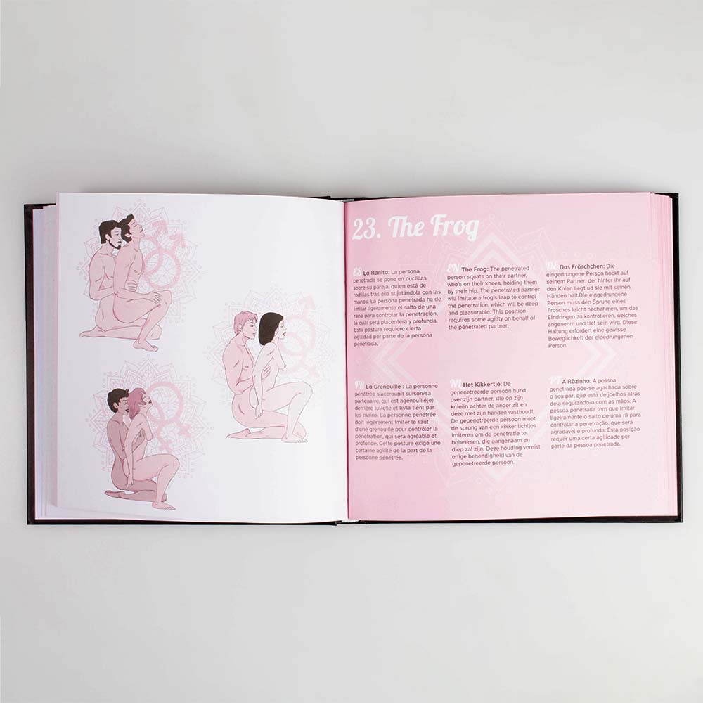 Kamasutra Sex Positions Book (ES/EN/DE/FR/NL/PT)