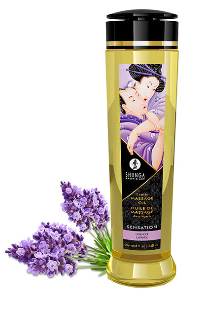 Shunga Massage Oil Sensation - Lavanda