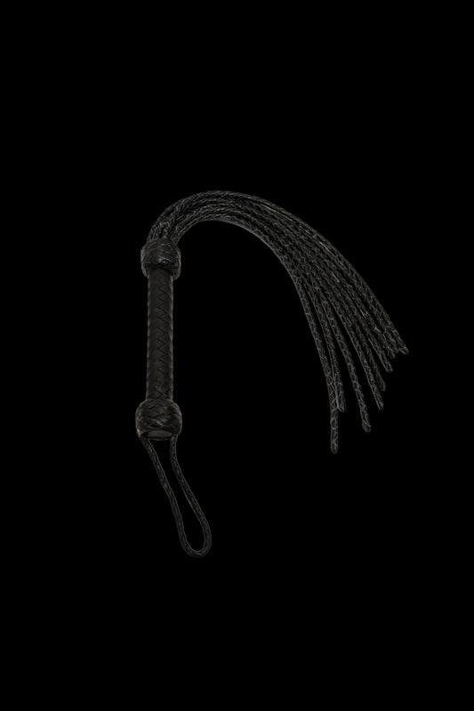 Leather flogger 9 tails